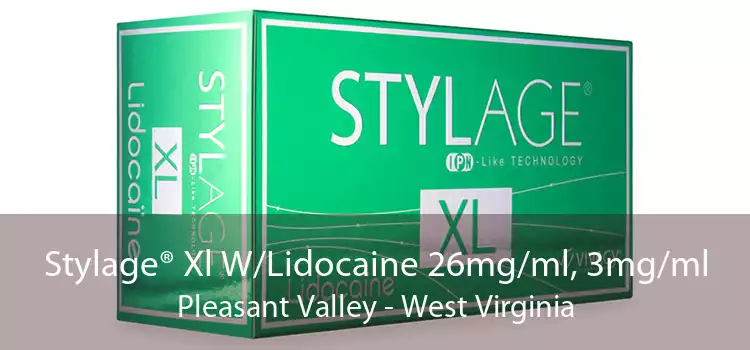 Stylage® Xl W/Lidocaine 26mg/ml, 3mg/ml Pleasant Valley - West Virginia