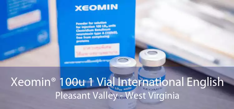 Xeomin® 100u 1 Vial International English Pleasant Valley - West Virginia