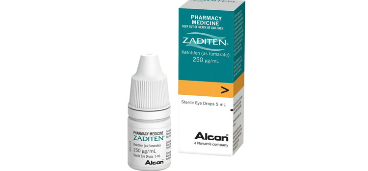 Zaditen® Eye Drops 0.03% dosage Gallipolis Ferry, WV